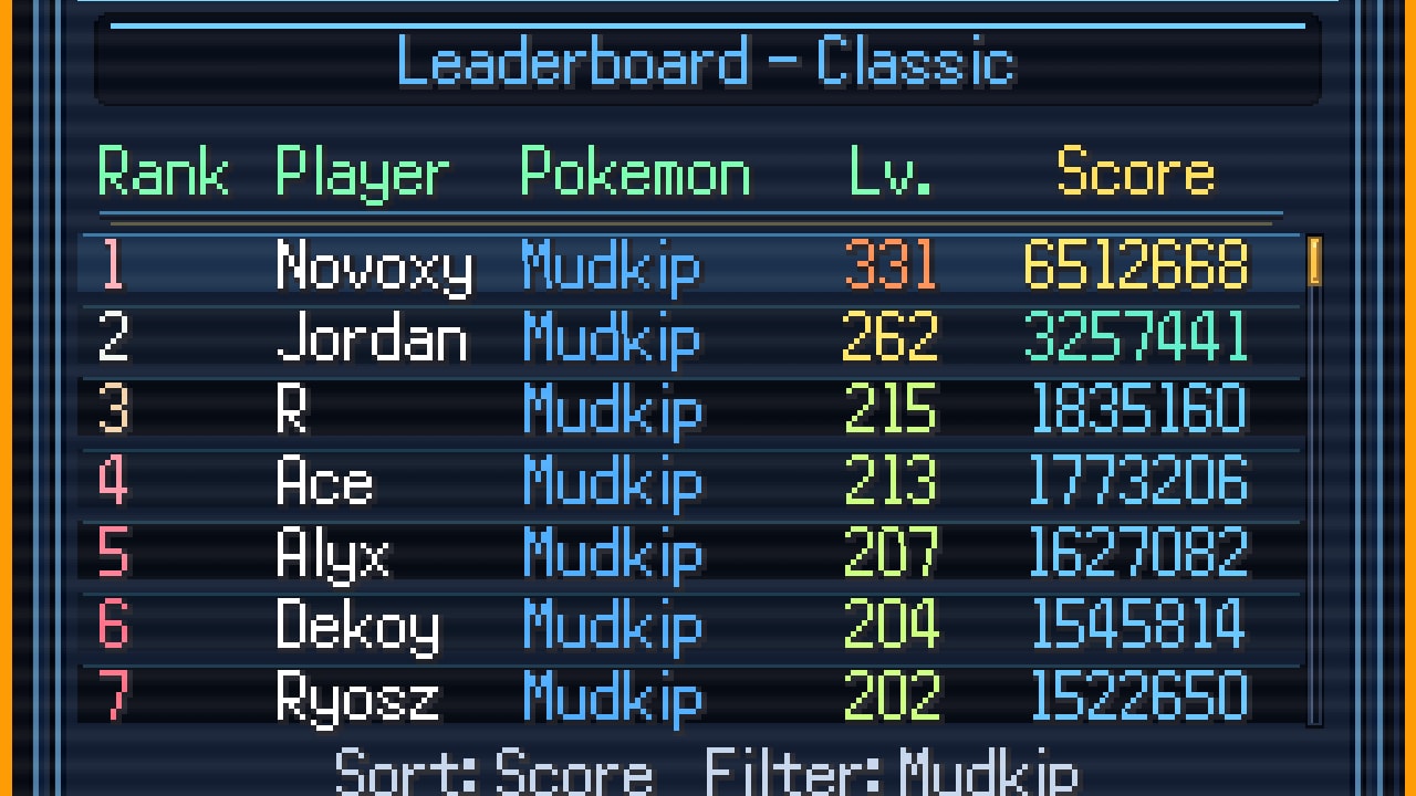 Pokémon Survivor Burst Controls